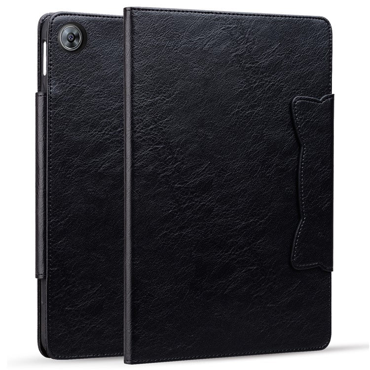For Huawei MediaPad M5 8 (8.4-inch) Case PU Leather Folio Stand Tablet Cover Cute Magnetic Clasp - Black