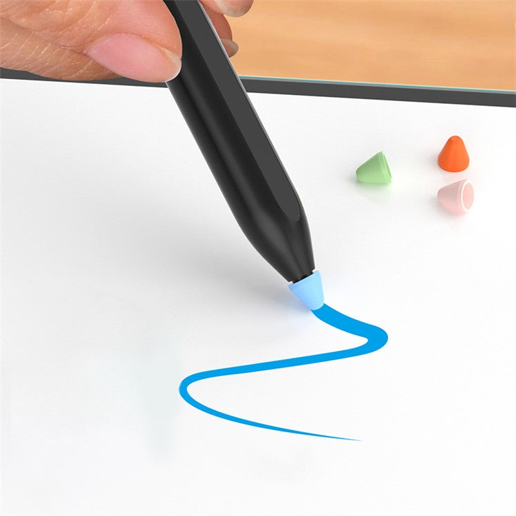 For Xiaomi Smart Pen 10Pcs Soft Silicone Pen Tip Cover Touch Screen Stylus Pen Nib Sleeve - Blue