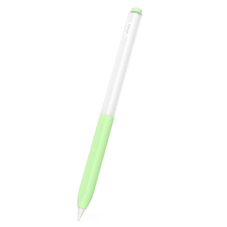For vivo Pencil 2S Stylus Case Jelly Silicone Sleeve Pencil Protective Cover - Matcha Green