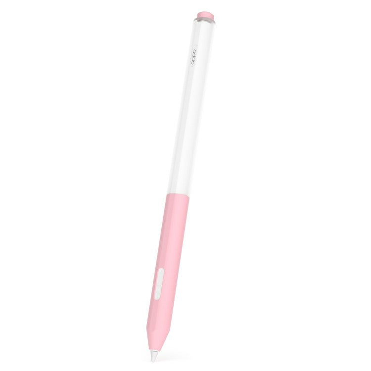 For Oppo Pencil Stylus Case Jelly Silicone Sleeve Pencil Protective Cover - Pink