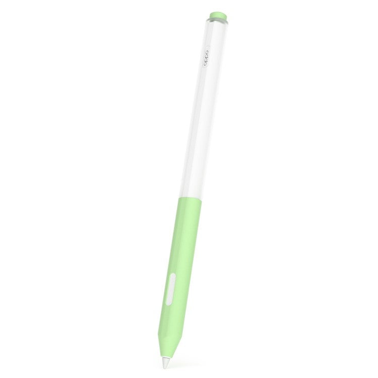 For Oppo Pencil Stylus Case Jelly Silicone Sleeve Pencil Protective Cover - Matcha Green