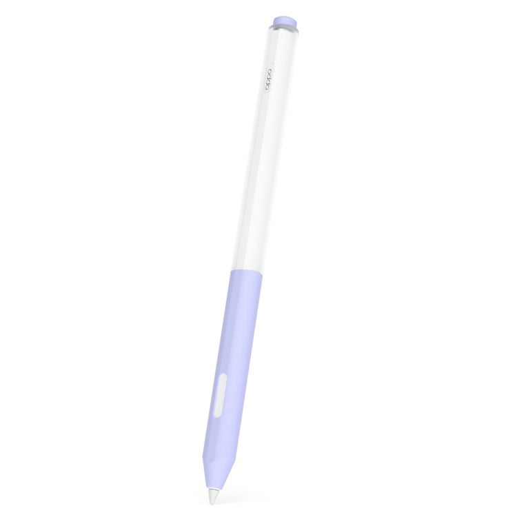 For Oppo Pencil Stylus Case Jelly Silicone Sleeve Pencil Protective Cover - Purple