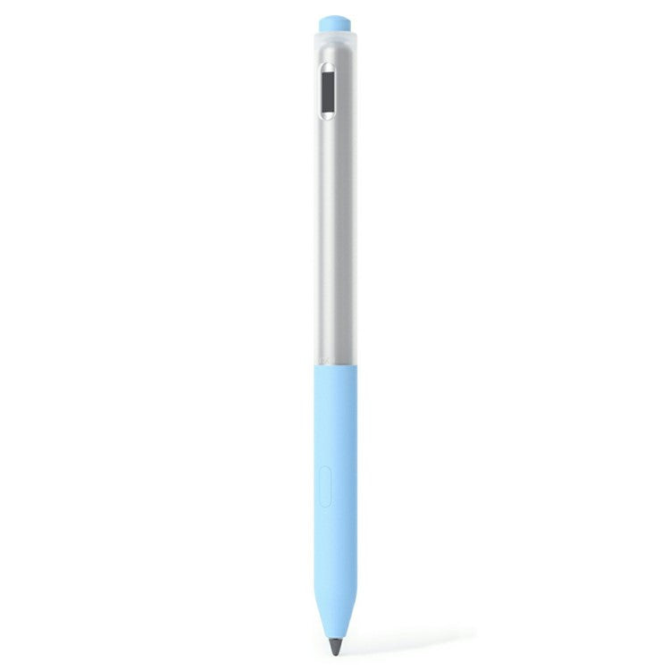 For Lenovo Precision Pen 3 Stylus Case Jelly Silicone Sleeve Pencil Protective Cover - Sky Blue