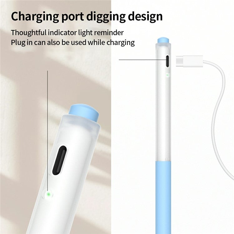 For Xiaomi Redmi Inspiration Stylus Case Jelly Silicone Sleeve Pencil Protective Cover - White