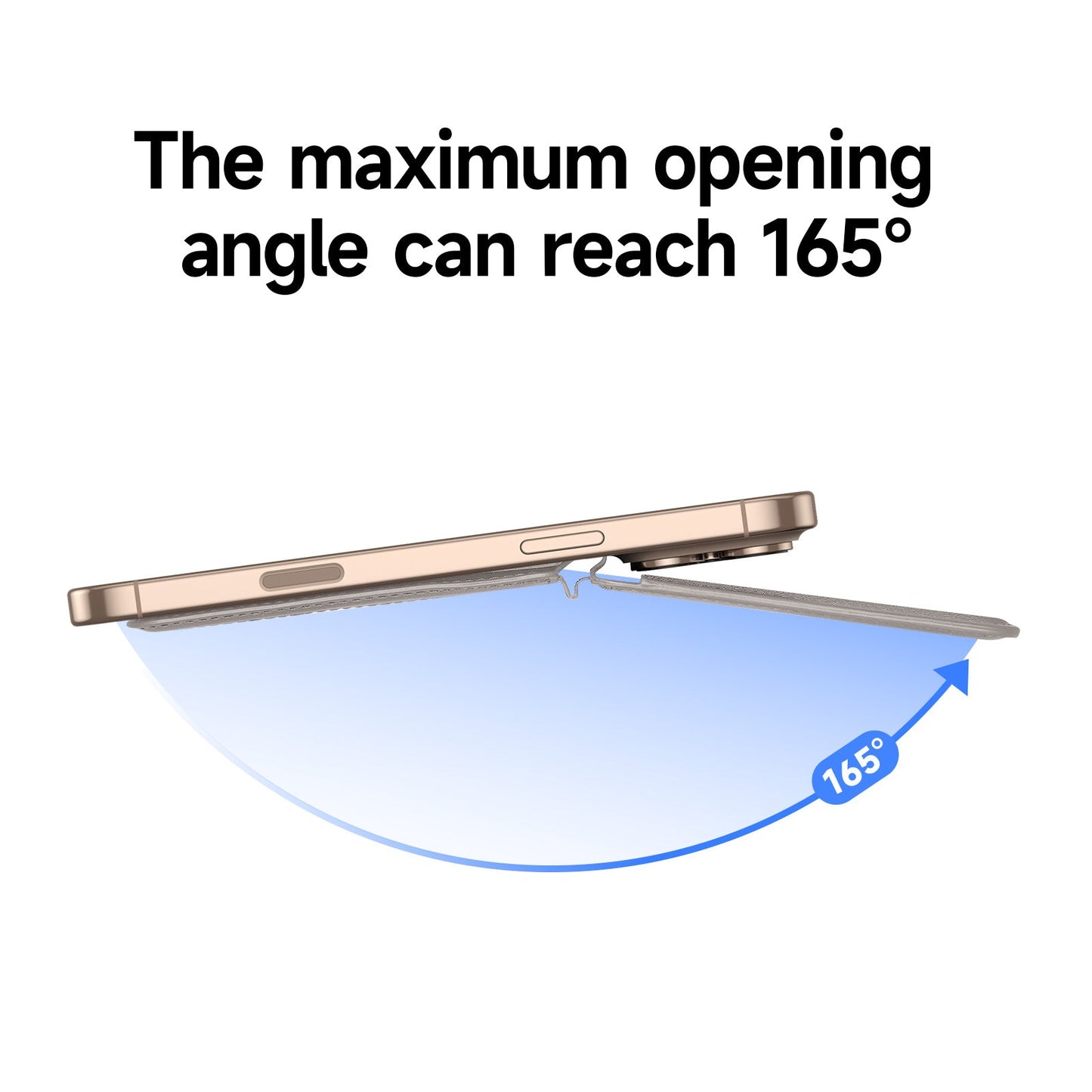 For Universal DUX DUCIS Neva Series PU Leather Magnetic Card Holder Stand Compatible with MagSafe - Grey