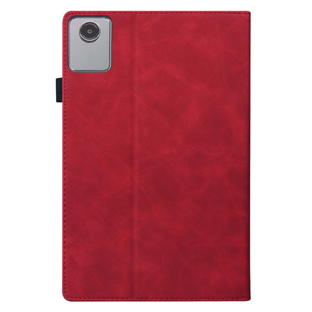 For Lenovo Xiaoxin Pad 11 2025 / Tab K11 Gen 2 TB336 / Tab M11 Case PU Leather Protective Folio Tablet Cover with Card Holder - Red