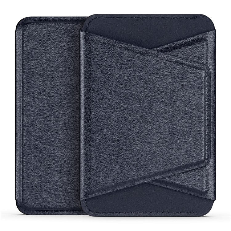 DUX DUCIS Magnetic Phone Stand Cell Phone Card Holder Wallet Compatible with MagSafe Case - Blue
