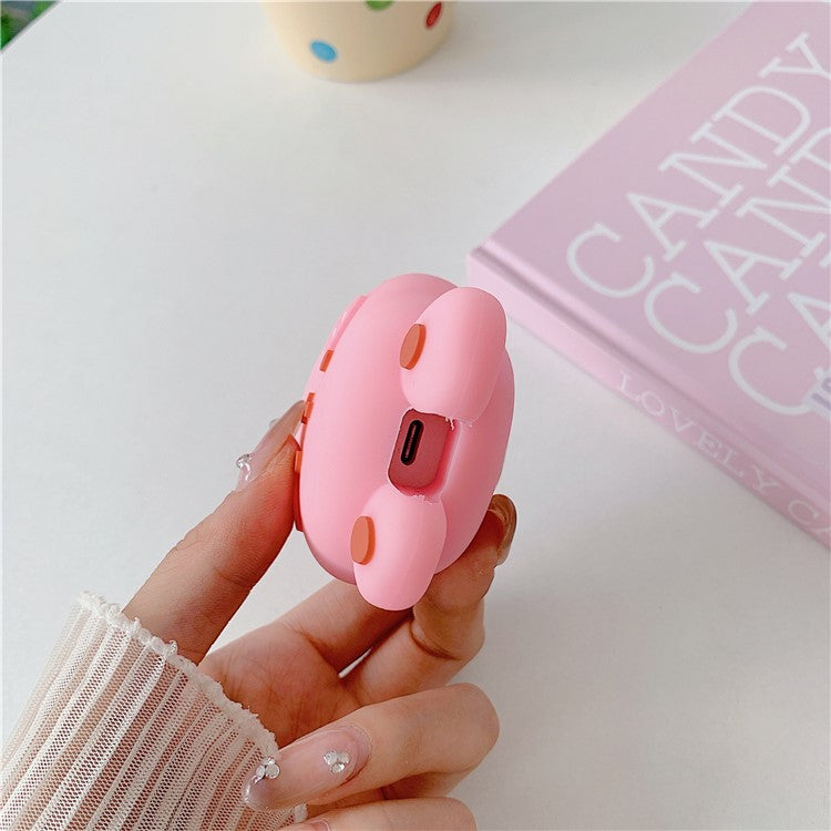 Cartoon Style Protective Case for iPhone 18W / 20W Charger Block Silicone Cover Set with Charging Cable Case - Rabbit