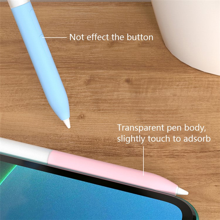 Stylus Pen Protective Sleeve for Xiaomi Smart Pen (Gen 2) , Silicone+PC Pencil Cover - Grey