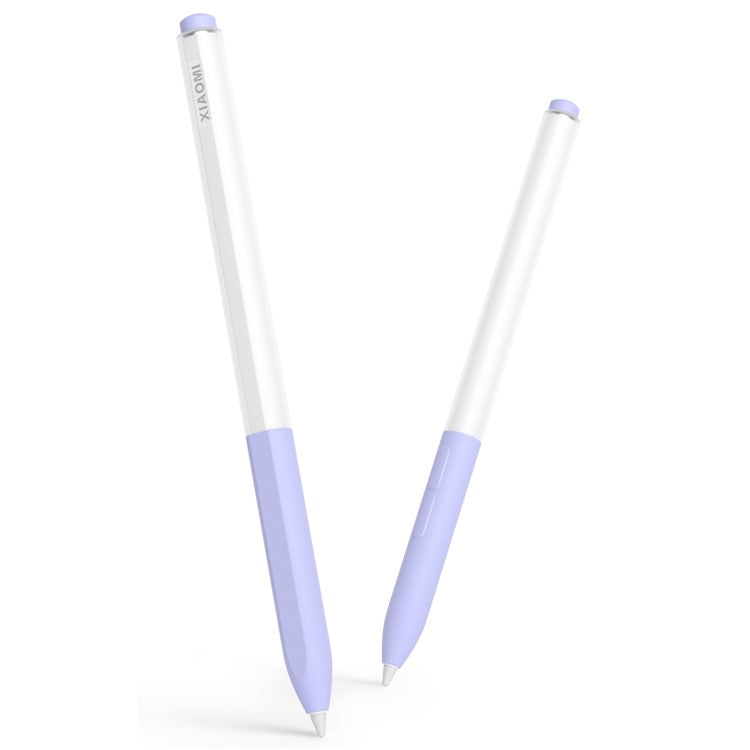 Stylus Pen Protective Sleeve for Xiaomi Smart Pen (Gen 2) , Silicone+PC Pencil Cover - Purple