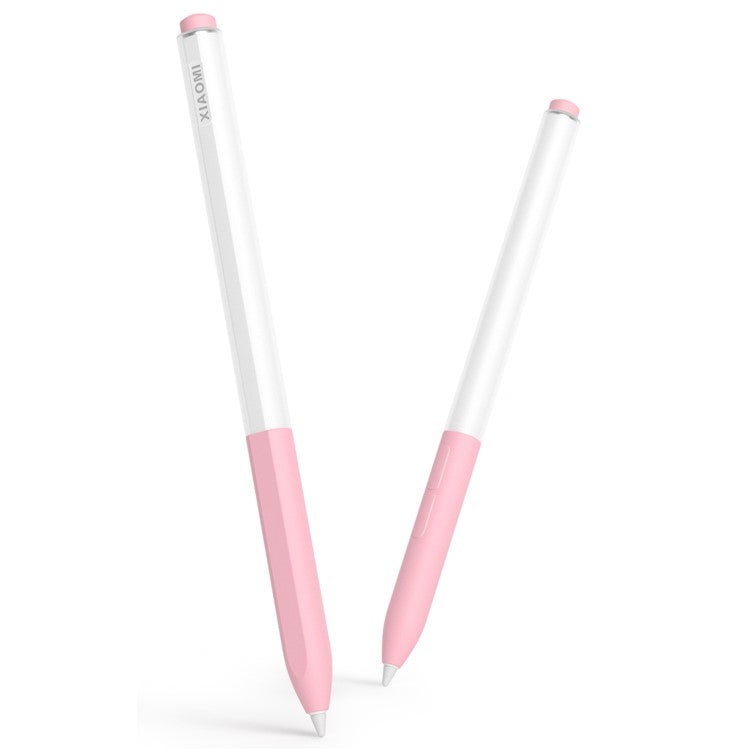 Stylus Pen Protective Sleeve for Xiaomi Smart Pen (Gen 2) , Silicone+PC Pencil Cover - Pink