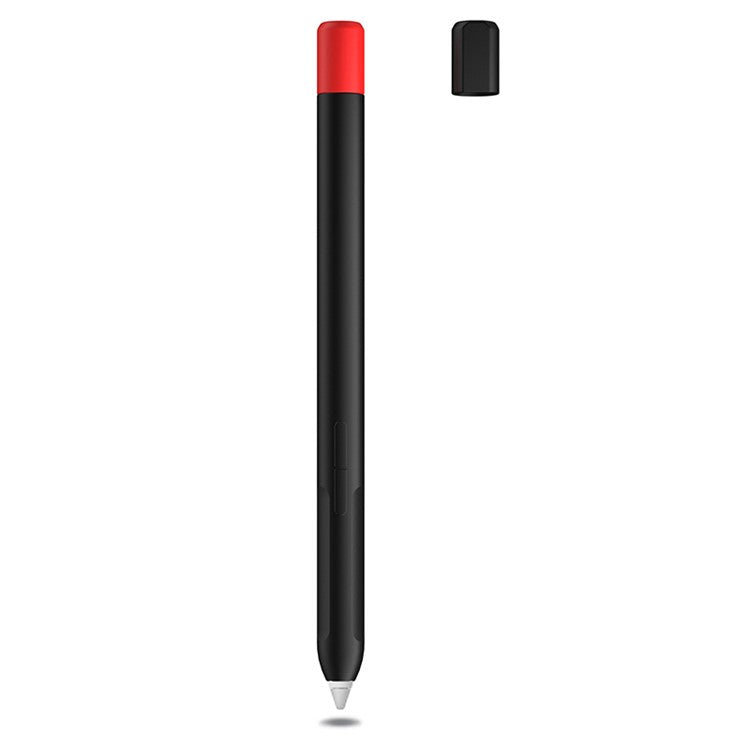 Protective Sleeve for Xiaomi Smart Pen (Gen 2) , Liquid Silicone Stylus Pen Cover with Dual Pen Caps - Black