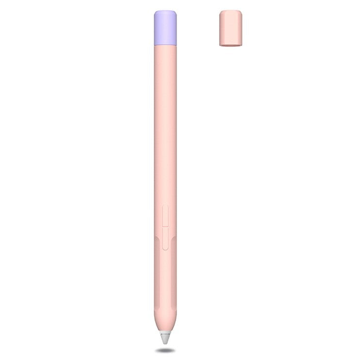 Protective Sleeve for Xiaomi Smart Pen (Gen 2) , Liquid Silicone Stylus Pen Cover with Dual Pen Caps - Pink