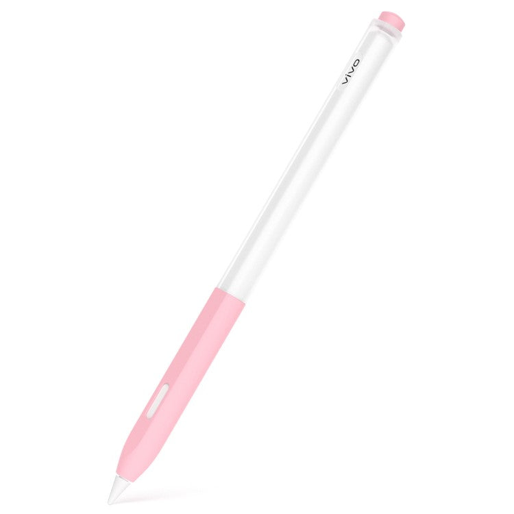 For vivo Pencil 2 Stylus Pen TPU Clear Sleeve Anti-Drop Pencil Protective Cover - Pink