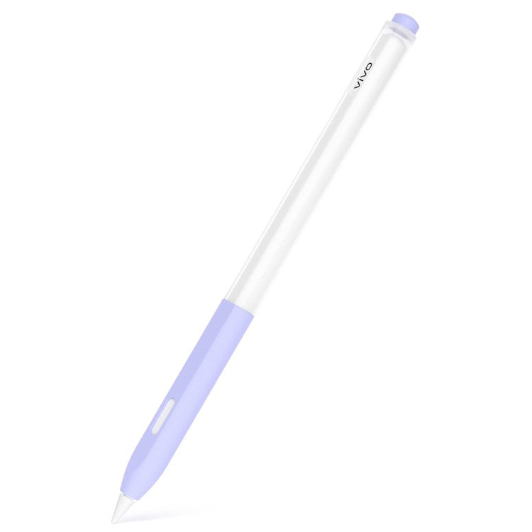 For vivo Pencil 2 Stylus Pen TPU Clear Sleeve Anti-Drop Pencil Protective Cover - Purple