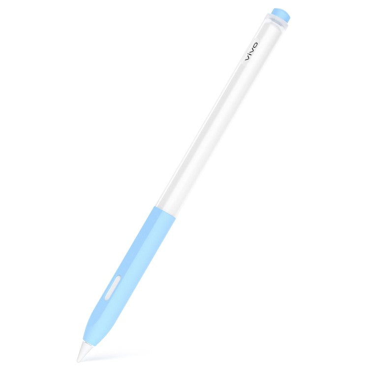 For vivo Pencil 2 Stylus Pen TPU Clear Sleeve Anti-Drop Pencil Protective Cover - Sky Blue