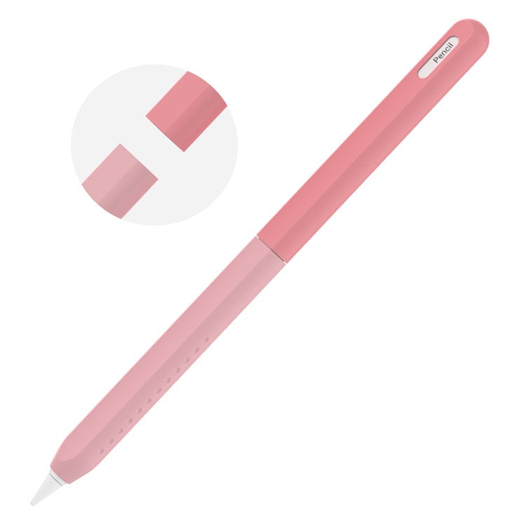 STOYOBE For Apple Pencil Pro / Pencil (2nd Generation) Silicone Sleeve Anti-Drop 2-Piece Pencil Protective Cover - Graduated Pink
