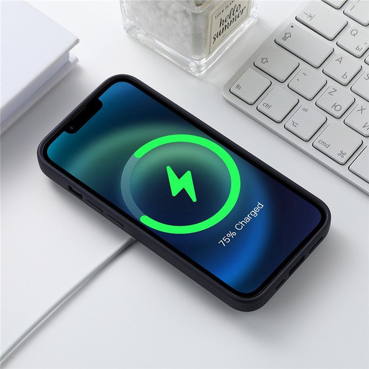 MRC054 Compatible with MagSafe Card Holder for AirTag Pocket Leather Magnetic Card Wallet - Green