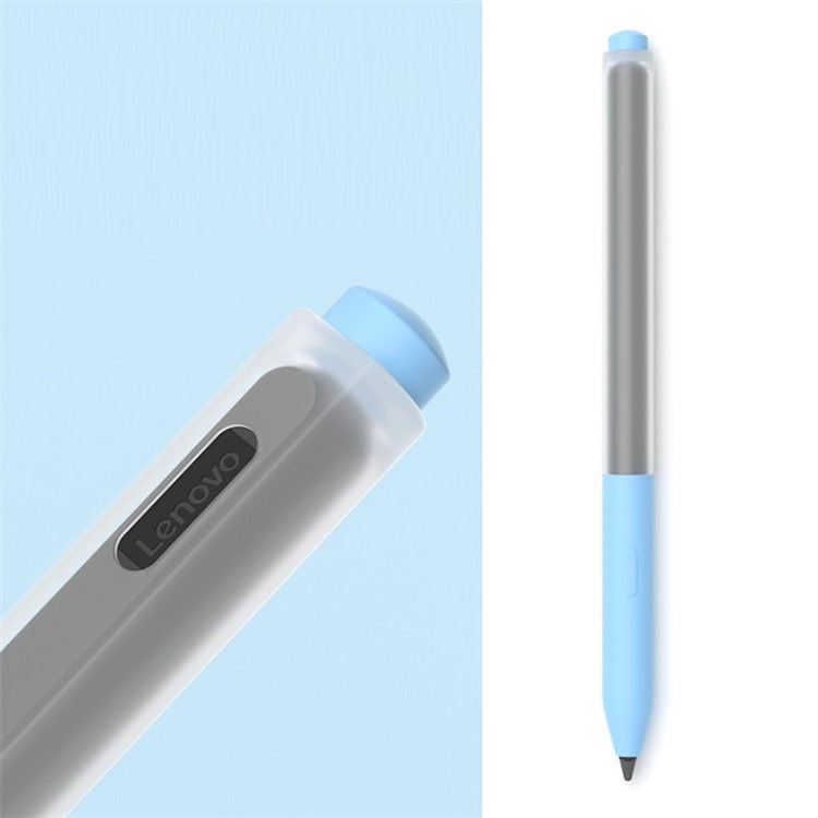 For Lenovo Legion Y900 / Pad Pro 2022 / Xiaoxin Pad Pro 12.7 inch Protective Sleeve Soft TPU Stylus Pen Cover - Sky Blue