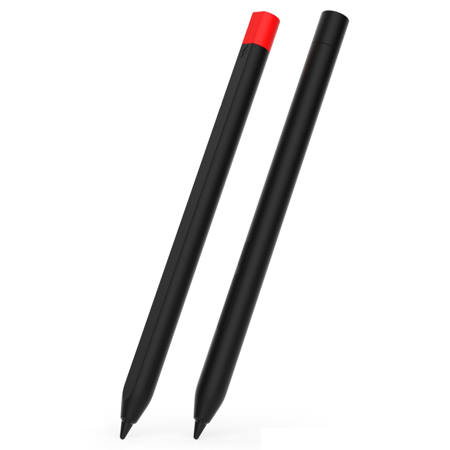 For Xiaomi Smart Pen (3rd Generation) Protective Sleeve Contrast Color Stylus Pen Cover with Dual Pen Caps - Black