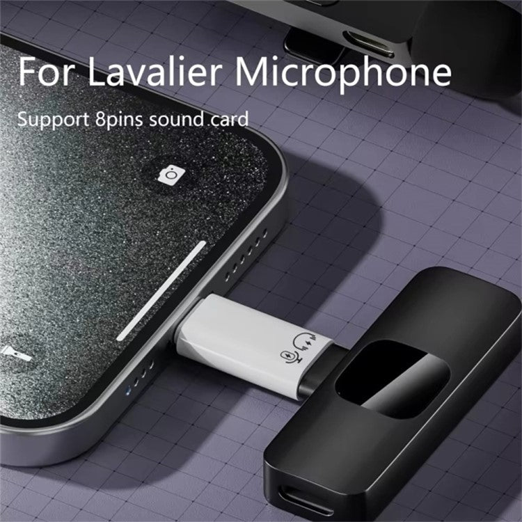 For iPhone Female Audio Adapter to USB-C Male OTG Converter (With Lanyard Loop)