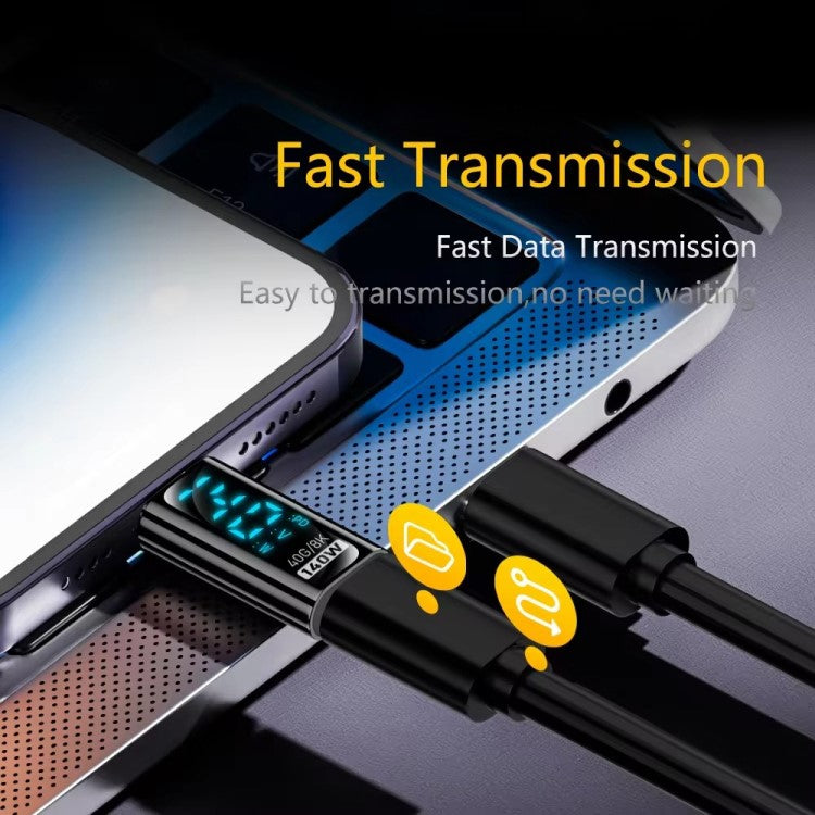 Lightning Male to USB-C Female Adapter 35W Fast Charging Converter 480Mbps Data Transfer