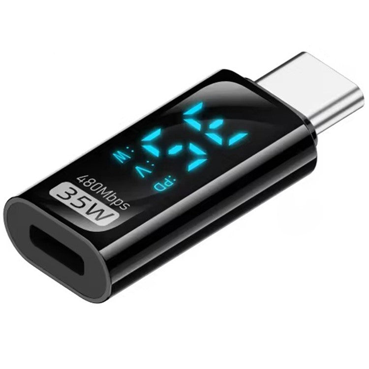 For iPhone Female Adapter to USB-C Male 35W Fast Charging Converter Support 480Mbps Data Transfer