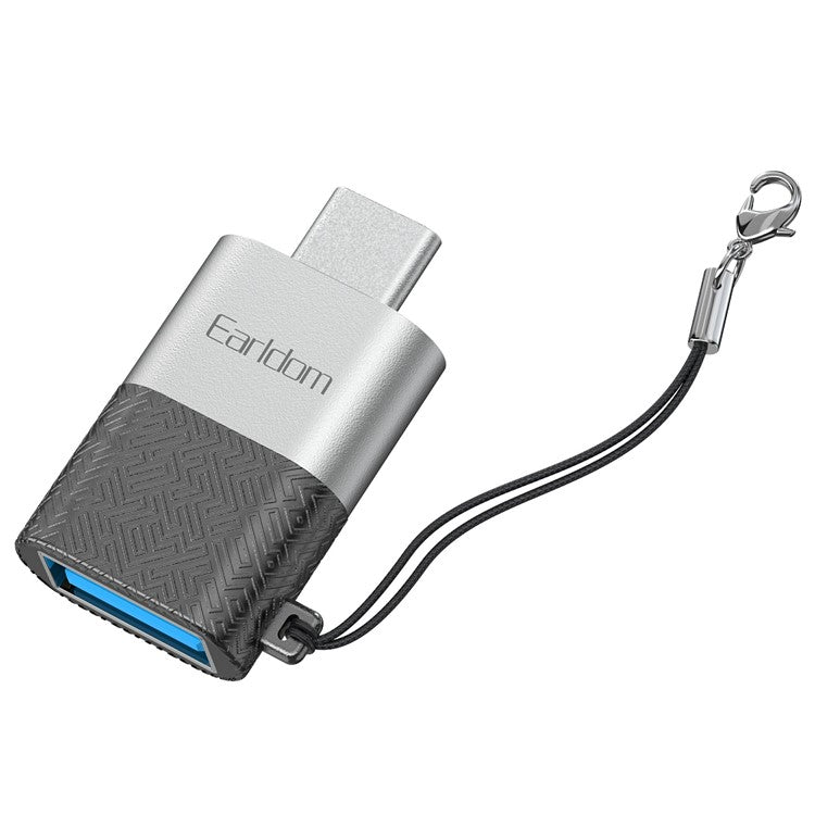 EARLDOM OT72 USB 3.0 Female to Type-C Male Mini Converter Aluminum Alloy OTG Adapter
