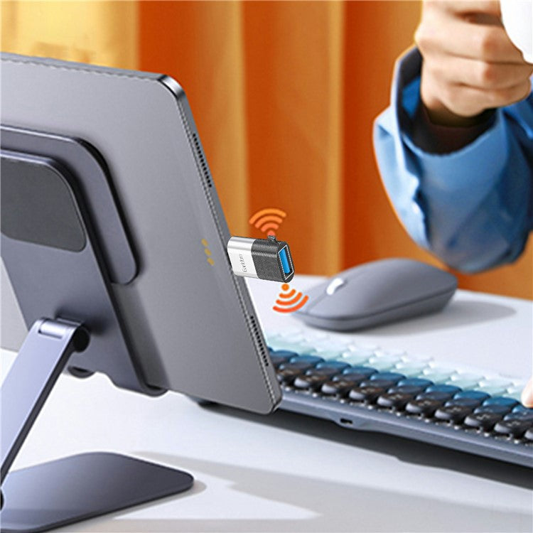 EARLDOM OT72 USB 3.0 Female to Type-C Male Mini Converter Aluminum Alloy OTG Adapter