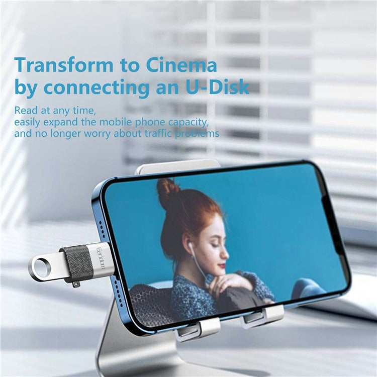 EARLDOM OT73 USB Female to Micro Male OTG Adapter Android Phone Tablet U-Disk Mouse Connector