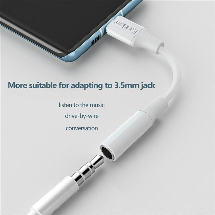 EARLDOM OT79 Type-C Male to 3.5mm Female Headphone Connection Adapter