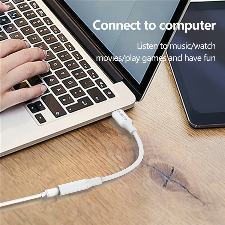 EARLDOM OT79 Type-C Male to 3.5mm Female Headphone Connection Adapter