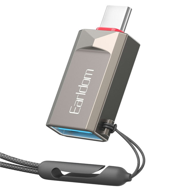 EARLDOM OT88C USB3.0 Female to Type-C Male Adapter Phone Tablet U-Disk Mouse Keyboard OTG Connector