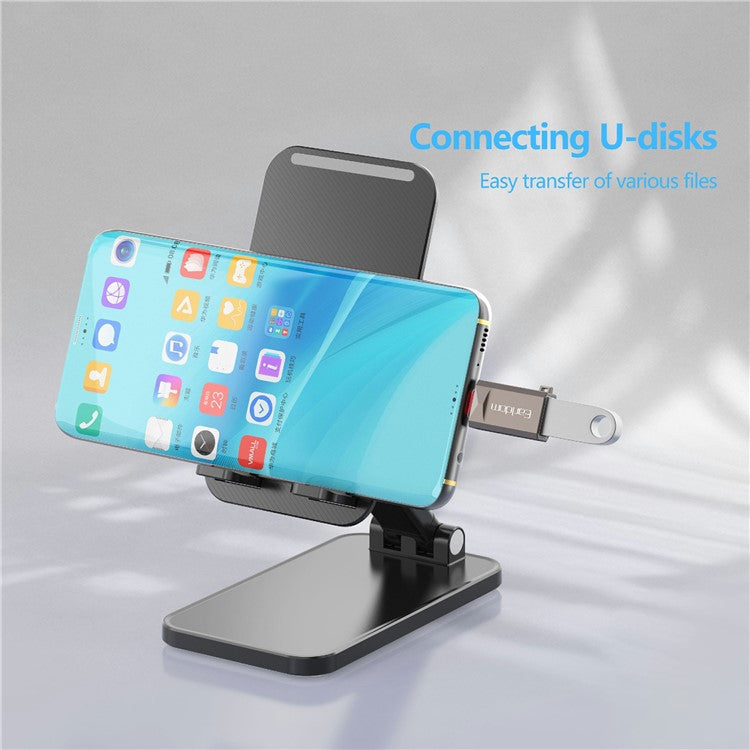 EARLDOM OT88C USB3.0 Female to Type-C Male Adapter Phone Tablet U-Disk Mouse Keyboard OTG Connector