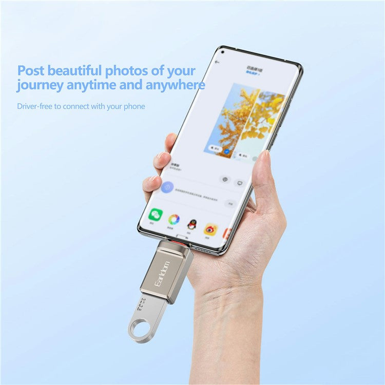 EARLDOM OT89C Type-C OTG Adapter USB-A 3.0 Female to USB-C Male Converter