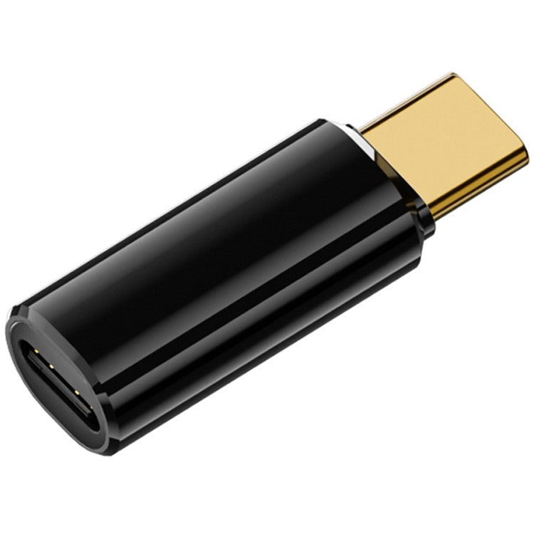 Type-C Male to Type-C Female 240W Digital Display Charging Data Video Transmission Adapter