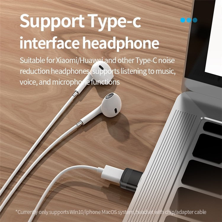 USB 3.0 Male to Type-C Female Converter 5Gbps Data Transmission OTG Adapter - Silver