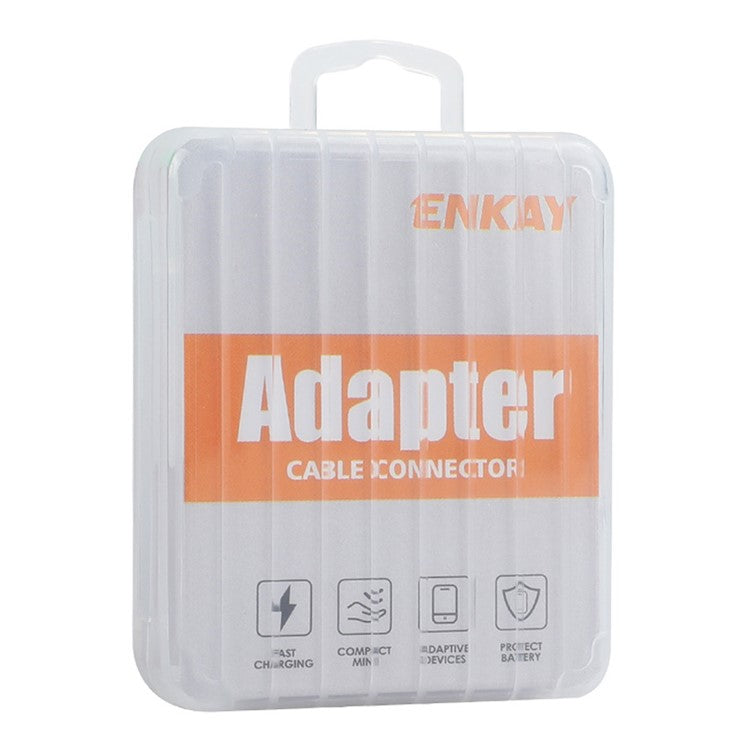 ENKAY HAT PRINCE ENK-AT119 USB 3.0 Male Adapter to Type-C Female Fast Data Transfer Converter - Green