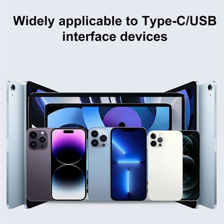 60W 10Gbps Data Transfer Adapter Digital Display USB-A to USB-A Mini Converter