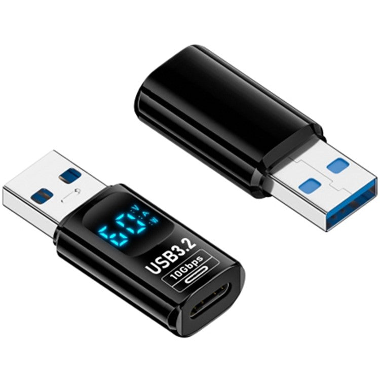 60W 10Gbps Digital Display Adapter Type-C to USB-A Female to Male Mini Converter