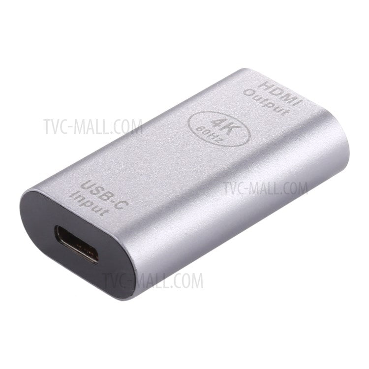 4K 60Hz USB 3.1 Type C Female to HDMI Female Adapter Converter for MacBook Chromebook Pixel