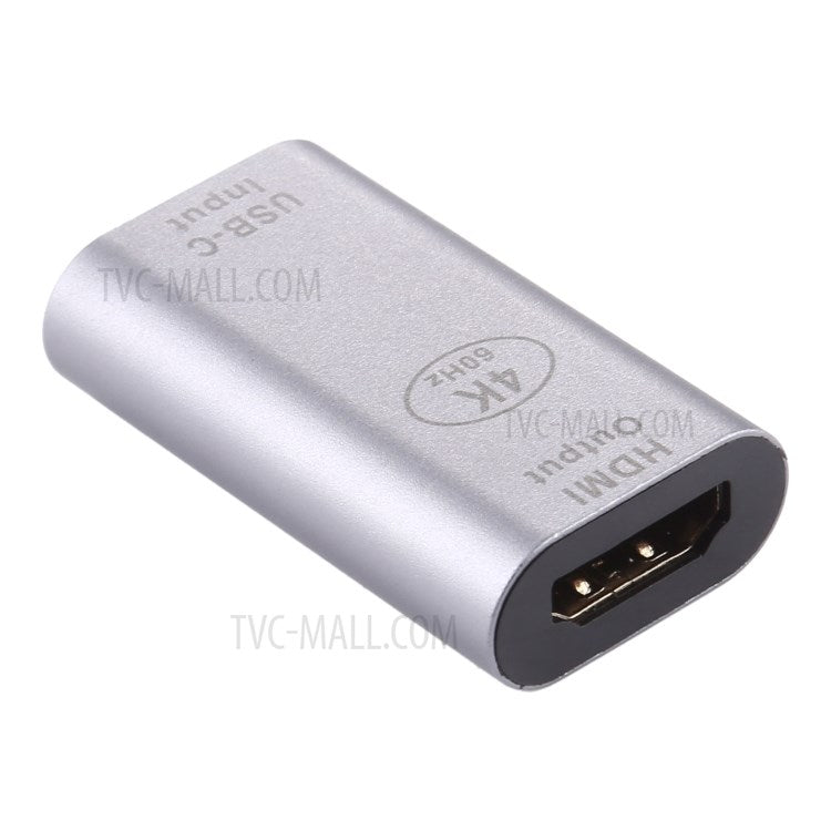4K 60Hz USB 3.1 Type C Female to HDMI Female Adapter Converter for MacBook Chromebook Pixel