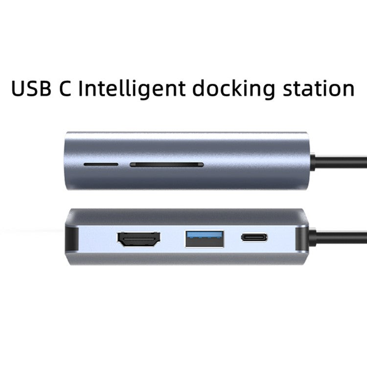 2395-07 USB-C Hub 7-Port Docking Station with 4K HD, 100W PD, USB 3.0, RJ45, SD / TF Card Reader