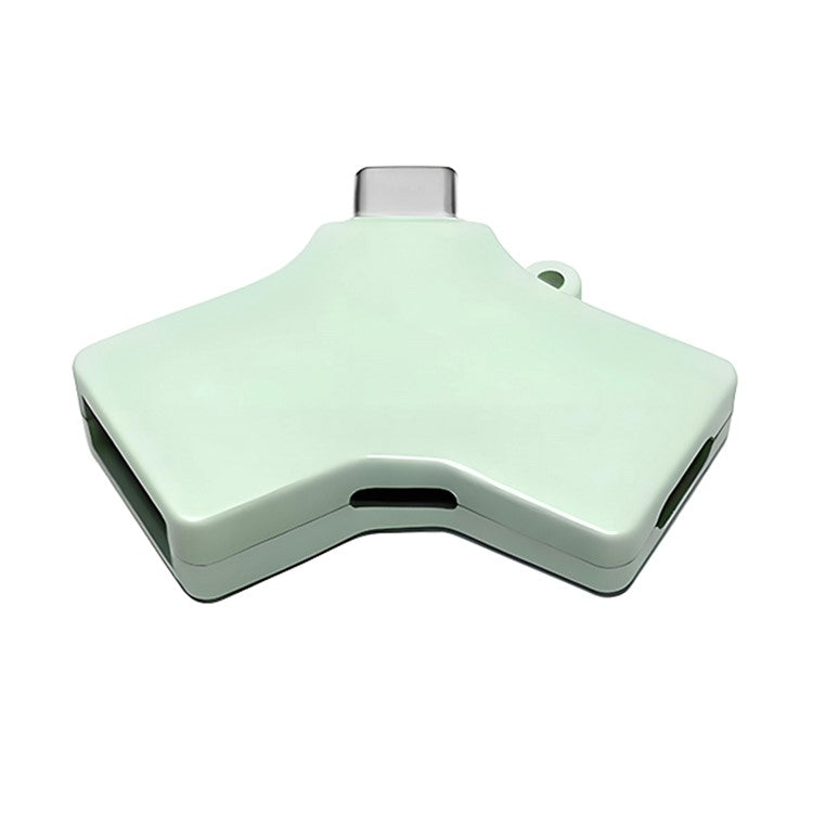 Type-C Multi Function Hub USB 3.0 8Pin Type-C Port Data Transfer Charging Adapter