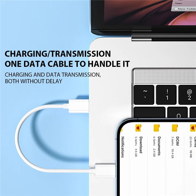 5 in 1 Multi Adapter Storage Box 60W 3A Type-C Fast Charging Cable Micro / 8Pin / USB Adapter Set - Black