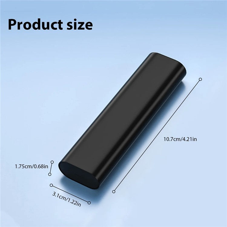 5 in 1 Multi Adapter Storage Box 60W 3A Type-C Fast Charging Cable Micro / 8Pin / USB Adapter Set - Black
