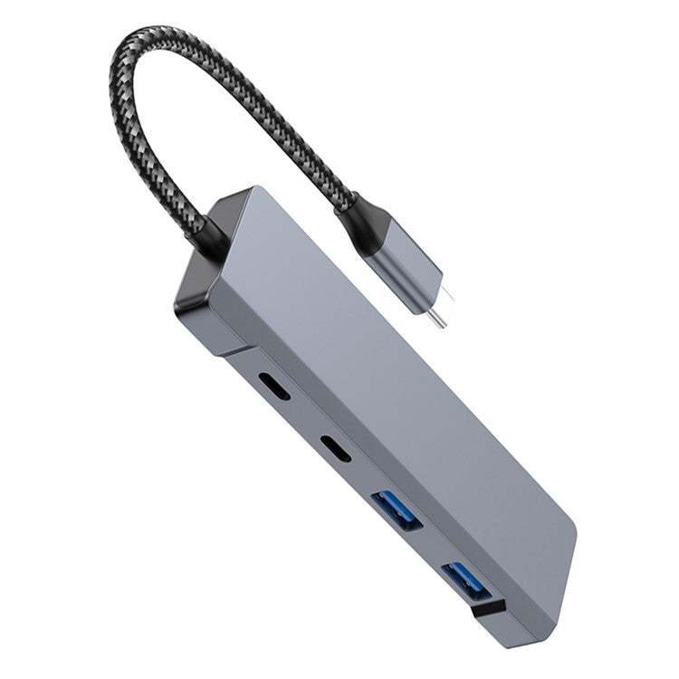 ADS-336 5 In 1 USB C Hub PD 100W Fast Charging 4K 60Hz HD Data Transfer Adapter