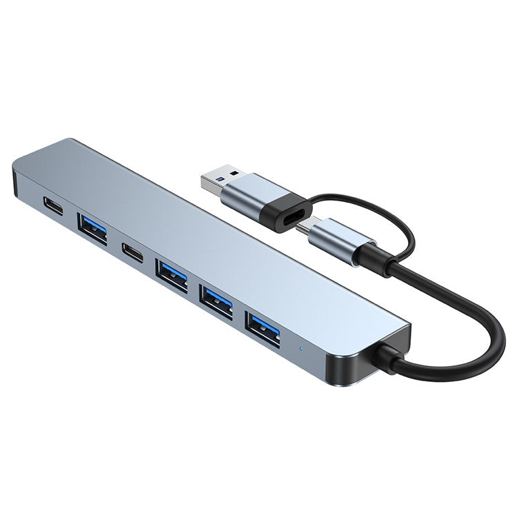 2217TU 7-in-1 Laptop Tablet USB Hub Expansion Dock USB 3.0 / USB-C Multi-Port Adapter