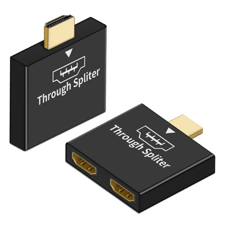 HDMI Male to Dual HDMI Female 1 to 2 Way Splitter Adapter for HD TV Hot DH Xbox Blueray DVD Players PS3