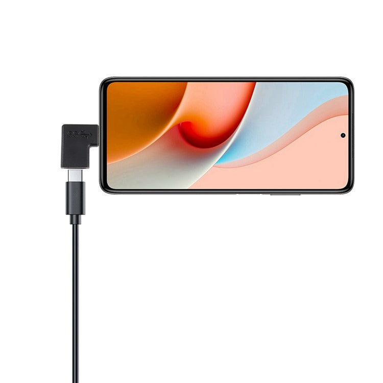 90 Right Angle Type-C Male to 8 Pin Female Adapter Charging Connector Converter for Samsung iPhone